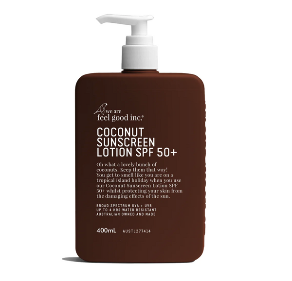We Are Feel Good Sunscreen SPF50+ - Coconut 400ml