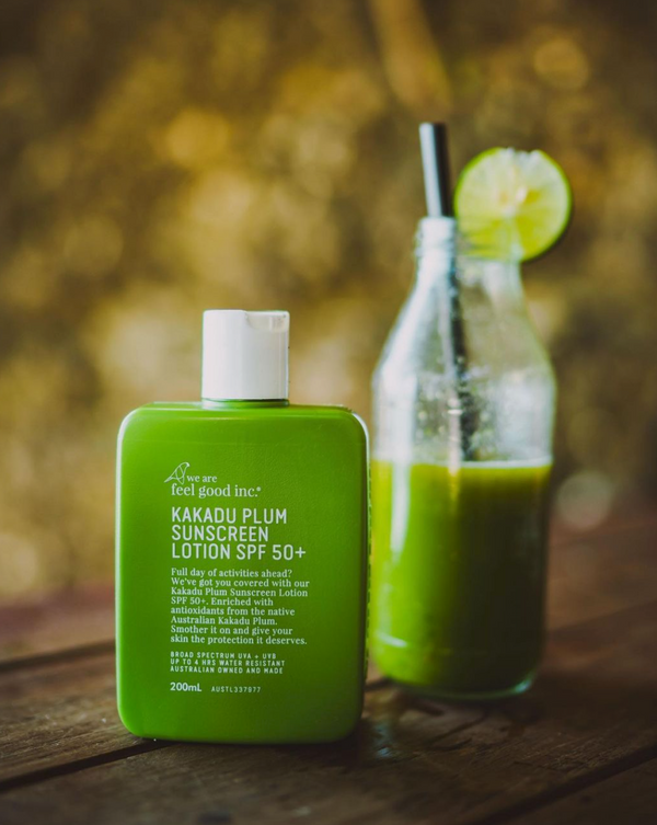We Are Feel Good Sunscreen SPF50+- Kakadu Plum 400ml