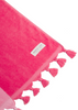 Beach Life Crescent Head Premium Towel- Pink & Blue