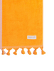 Beach Life Crescent Head Premium Towel- Orange & Yellow