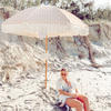 Sugar Beach Co.Tassel Beach Umbrella - Nude