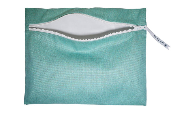 Wander and Perch Wet Bag - Sparking Turquoise Water