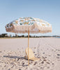 Bamboo & Bungalow Premium Beach Umbrella- Swinging Safari