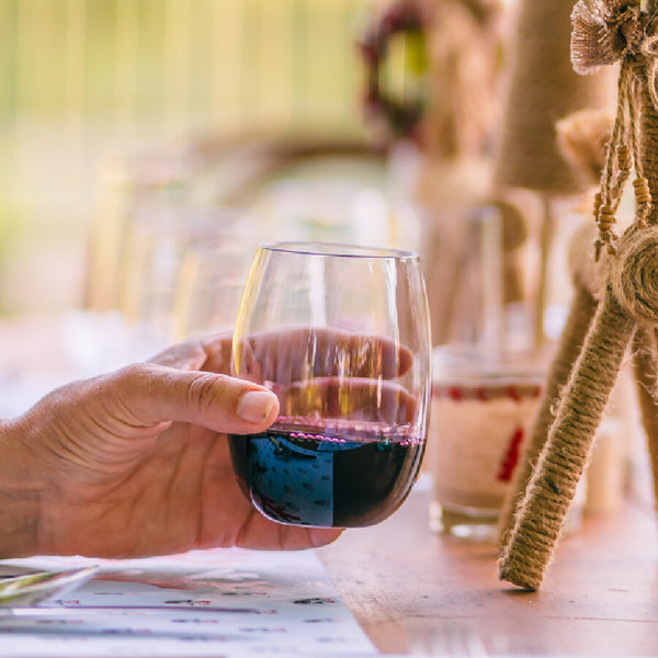 Rowdy Crowd Beach Glasses Wine 8 Pack