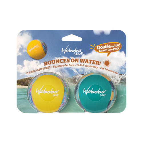 Waboba Mini WaterBouncing Ball  Twin Pack- Yellow & Blue