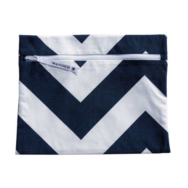 Wander and Perch Swimsuit Wet Bag - Siren Navy