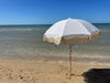 Back Beach Lane Premium Beach Umbrella - St Andrews White