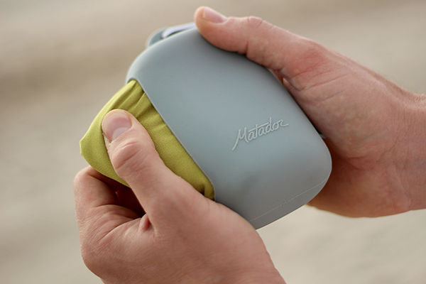 Matador - Large Nano Beach Towel - Moss/Yellow - Boatshed 7 The Original Beach Co.